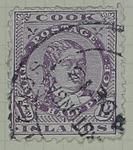 Stamp: Cook Islands One and a Half Pence