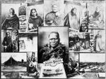 Hutchinson, E: Montage of photographs by Josiah Martin depicting scenes and portraits of Maori