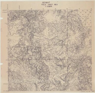 [Admiralty Islands 1:20,000 field sheet] (Bowat field sheet 3)