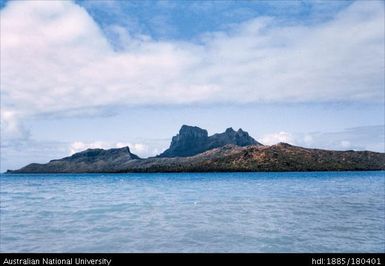 Tahiti - view of island