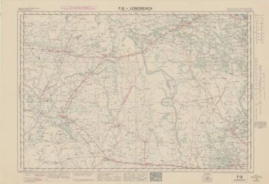 Australian aeronautical map: Longreach (Sheet F8)