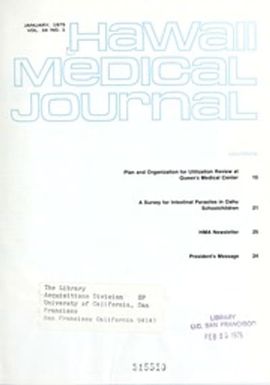 Hawaii medical journal, 34, (1975)