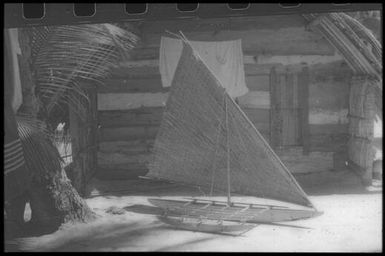 Children's play canoes (2) : Carteret Islands, Papua New Guinea, 1960 / Terence and Margaret Spencer