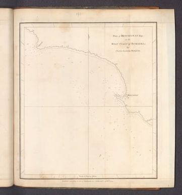 Plan of Bencoonat Bay on the West Coast of Sumatra by Charles Gustavus Wahlfeldt.