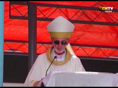 Catholic community in Highlands celebrates transition ceremony of Archbishop of Mt Hagen.