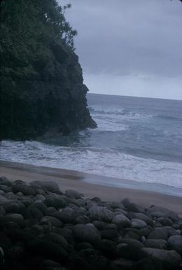 [Beach view on Kauai Island, United States]