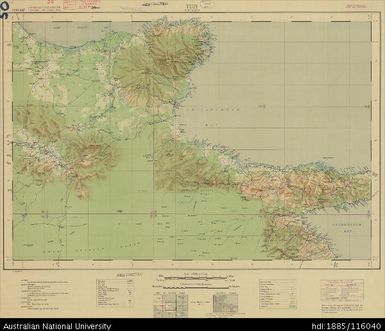 Papua New Guinea, Southern New Guinea, Tufi, 4 Mile Strategic series, Sheet 1697, 1945, 1:253 440