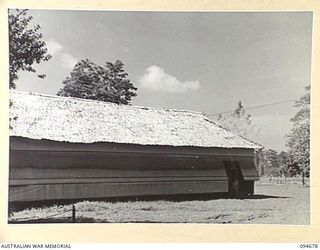 YALU, NEW GUINEA. 1945-08-03. THE SCHOOL THEATRE, NEW GUINEA TRAINING SCHOOL