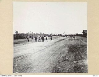 CAPE WOM, NEW GUINEA, 1945-09-13. LIEUTENANT-GENERAL H. ADACHI, COMMANDER 18 JAPANESE ARMY IN NEW GUINEA FORMALLY SURRENDERED TO MAJOR-GENERAL H.C.H. ROBERTSON, GENERAL OFFICER COMMANDING 6 ..