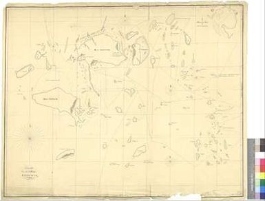 ["Carta de las Islas Fitchis [Material cartográfico]", "FIDJI (Islas). Cartas náuticas (17). 1:716000"]