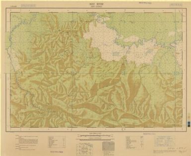 May River, New Guinea / compilation & detail, by HQ AMF Cartographic Coy, Aust Svy Corps June '45 ; drawing [&] reproduction, AHQ Cartographic Coy, Aust Svy Corps May '46