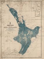 New Zealand. Department of Lands and Survey : North Island (Te Ika-a-Maui) New Zealand - showing the state of public surveys [map with ms annotations]. 1911