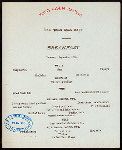 BREAKFAST [held by] TOYO KISEN KAISHA [at] EN ROUTE ABOARD HONG KONG MARU (SS)