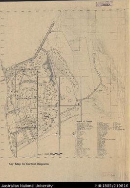 Papua New Guinea, Port Moresby, INDEX to Control Diagrams, 1:2 500