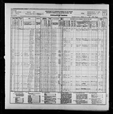 1940 Census Population Schedules - Hawaii - Honolulu County - ED 2-187