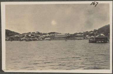Port Moresby, Papua New Guinea taken from a ship, probably 1916