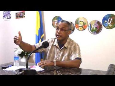 Talk show with Acting Chairman of the Palau Election Commission - 10/24/16