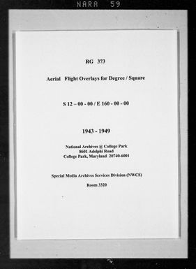 Overlay indexes for degree square 12S160E