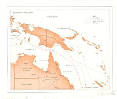 Sketch map of New Guinea