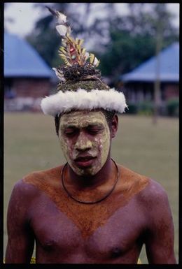 South Pacific Festival of the Arts, Apia, 1996. Performer from Papua New Guinea