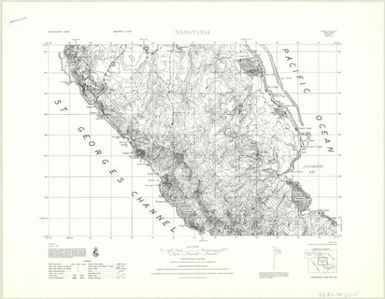 New Ireland 1:50,000 (6246-I , ed.1)