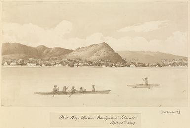 'Apia Bay, Upolu, Navigators' Islands [Samoa] Septr 18th 1849'