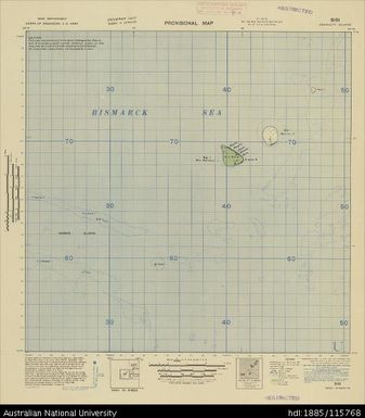 Papua New Guinea, Admiralty Islands, Sisi, 1943, 1:63 360