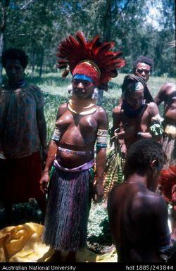 Woman in ceremonial dress