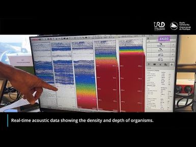 The acoustic instruments | Pacific scientific cruises monitoring Tuna ecosystems