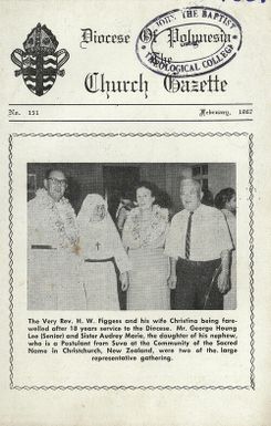 Church Gazette, Polynesia: February 1967