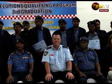 Sergeant Albert Sakarias Receives Dux Award at 3rd Graduation Ceremony