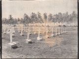Military cemetery on Guadalcanal, 1940s