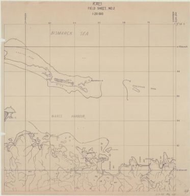 [Admiralty Islands 1:20,000 field sheet] (Kali field sheet 2)