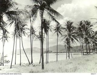 PORT MORESBY. SHOWING HANUABADA NATIVE SETTLEMENT. (NEGATIVE BY R. PEARSE)