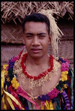 South Pacific Festival of the Arts, Apia, 1996. Tongan performer