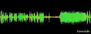 Choir of men (with announcement) expressing joy