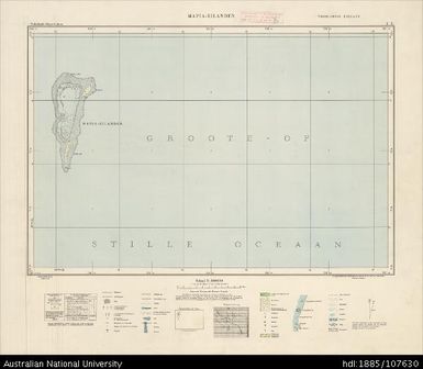 Indonesia, Western New Guinea, Mapia-Eilanden, Series: Nederlands-Nieuw-Guinea, Sheet 2-L, 1958, 1:100 000