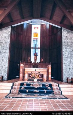 American Samoa - church altar