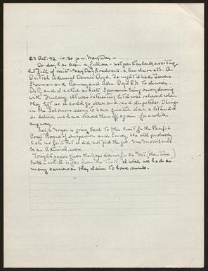 [Letter from Admiral Chester W. Nimitz - October 27, 1942]
