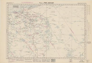 Australian aeronautical map: Port Hedland (Sheet F4)