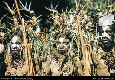 Men in full dance dress