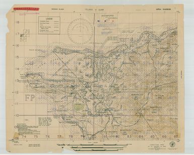 Island of Guam: Apra Harbor - Special Air and Gunnery Target Map