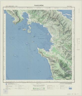 Carte de la Nouvelle Caledonie 150 000: Paagoumène