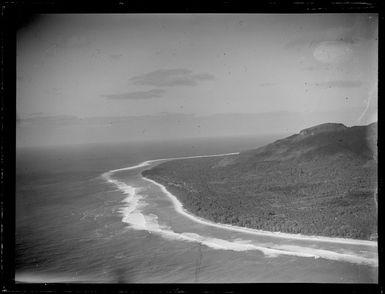 Rarotonga, Cook Islands, showing coastline