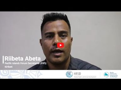 16 Days of Activism - Riibeta Abeta, Kiribati