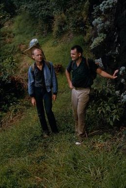 [Sherwin Carlquist with Ben Stone in Na Pali-Kona Forest, United States]