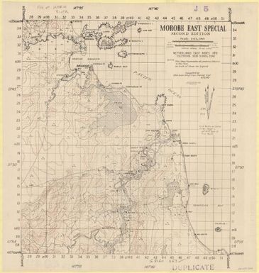 Morobe east special / compiled by 2/1st Aust. Army Topo. Survey Coy ; reproduced by 69th Engr. Co. (Top.) Detachment