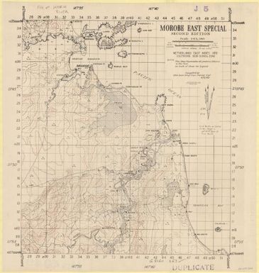 Morobe east special / compiled by 2/1st Aust. Army Topo. Survey Coy ; reproduced by 69th Engr. Co. (Top.) Detachment