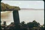 Dolo, or burial urn, from behind with landscape