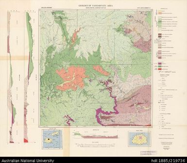 Fiji, Viti Levu, Geology of Nandarivatu Area, GS 356, Sheet 6, 1:50 000, 1964